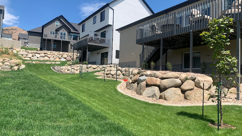 Elevated Landscape & Concrete